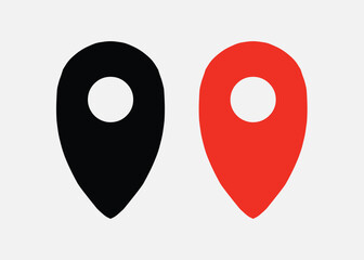 a icon for location phone doodle