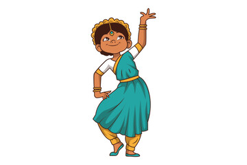 Indian Kids Characters Dancing