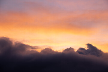 Soft hues at sunset
