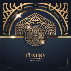 Luxury Background with Intricate Gold Ornamentation (5)