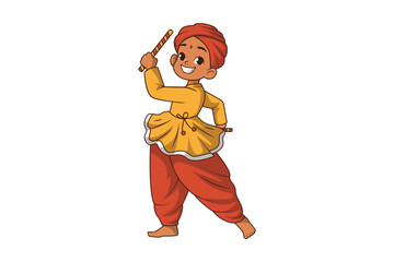 Indian Kids Characters Dancing