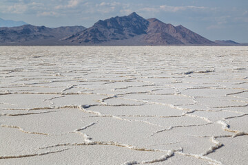 Bonneville Salt Flat in Utah