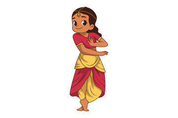 Indian Kids Characters Dancing