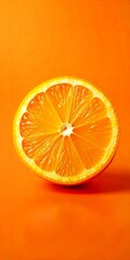 Close-Up of Juicy Orange – Healthy and Refreshing