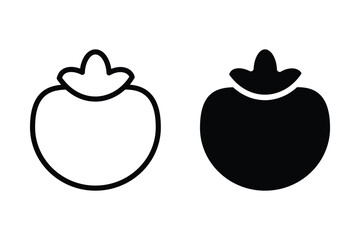 Tomato icon vector illustration isolated on white background