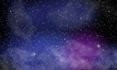 Fototapeta premium 背景 宇宙 星 夜空 グランジ 銀河 background space