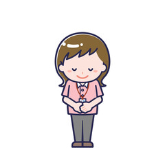Fototapeta premium 介護士／女性 08