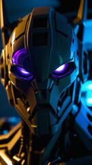 face of a robot