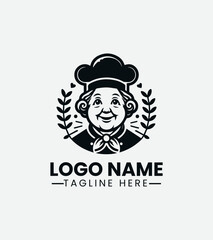 Aunty Chef Catering Logo, Aunty Chef Logo, Home Cooking Aunty