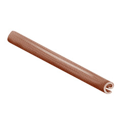 Watercolor Cinnamon Sticks. Aromatic Spice.