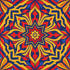 Abstract Swirls and Patterns in Vibrant Hues