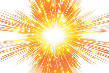 Obraz premium Powerful Impact A Stunning Display of Explosive Light