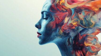 Inspiring modern art for innovative business creativity and brainstorming