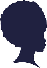 Woman Silhouette Vector Element Set