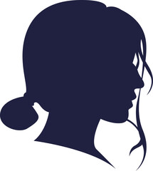 Woman Silhouette Vector Element Set