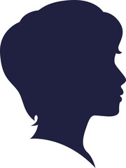 Woman Silhouette Vector Element Set
