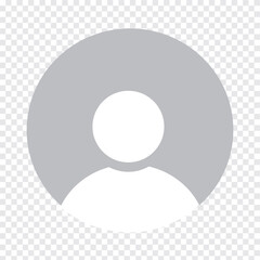 Profile icon account user Vector. Perfect for app and web interfaces, infographics, presentations, marketing, etc. Social Media use symbol. 