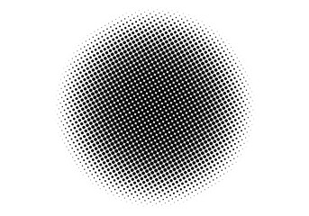 Halftone circles, halftone dot pattern vector background. eps template