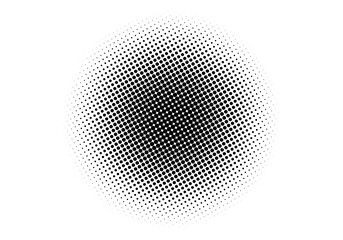 Halftone circles, halftone dot pattern vector background. eps template
