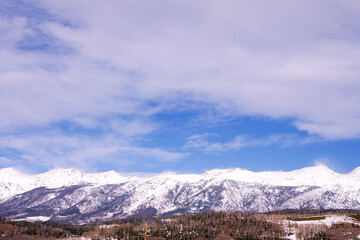Snow swept Colorado mountains