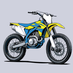 Fototapeta premium motorcross vector for graphic design