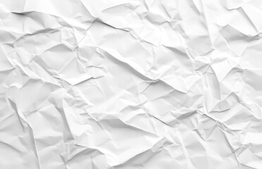 Obraz premium A crumpled sheet of white paper with textured surface.