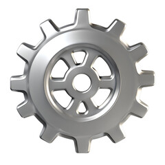 Obraz premium gear icon isolated on white