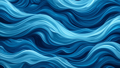 abstract blue waves