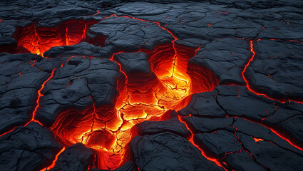 cracked lava texture