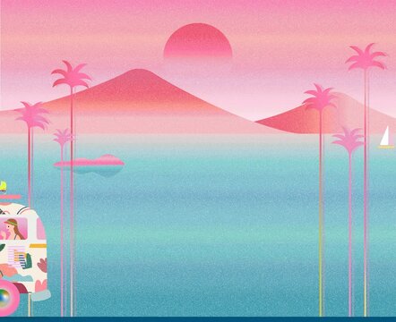 go to the beach