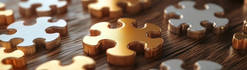 Team collaboration in action puzzle pieces symbolizing solutions