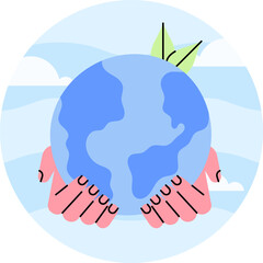 Save The Planet - environment illustration 
