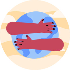 Save The Planet - environment illustration 