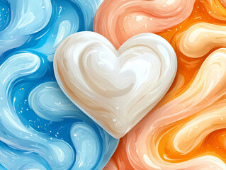 Beautifully designed background for a heartfelt greeting card, poster, or website decoration.