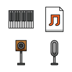 vector illustration of a set of icons