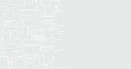 Hi-tech technology concept. Abstract background with technology circuit board texture