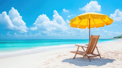 Tropical Beach Paradise: Relaxing under the Sun