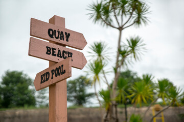 A Signpost to the beach