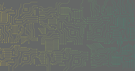Abstract background with circuit board, technology design. High tech connection system stock illustration
