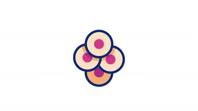 Eggs Animated Alpha Icons loop