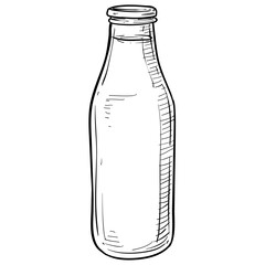 milk handdrawn illustration