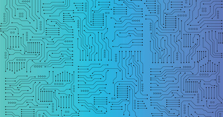 Abstract background with technology circuit board texture.  Vector illustration