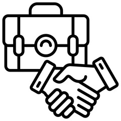 Obraz premium Cooperation Icon