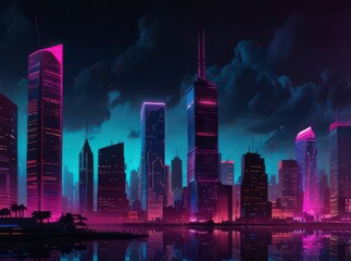 Deep indigo night sky blending.