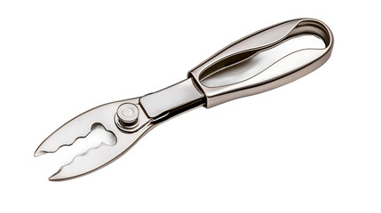 Nutcracker: A gleaming, modern nutcracker poised to crack open a world of flavors, representing the perfect blend of form and function in culinary tools