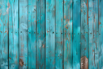 Turquoise Green Old Rustic wooden background