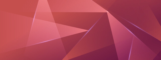 gradient triangle shapes with red abstract geometric background vector illustration, for presentation design, wallpaper, or website background