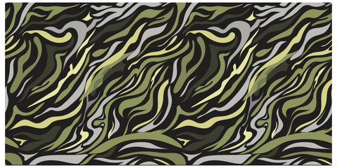 An illustration of a green and white striped pattern, emphasizing the bold and fresh appearance of the stripes.