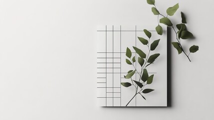 A clean, modern wedding label with simple geometric patterns and a monochrome background. This minimalist design offers a blank canvas for you to add elegant typography and custom text