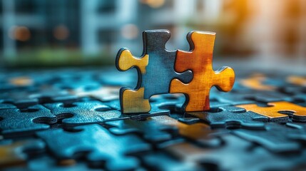 developing marketing strategy development of effective solution connecting last jigsaw puzzle piece